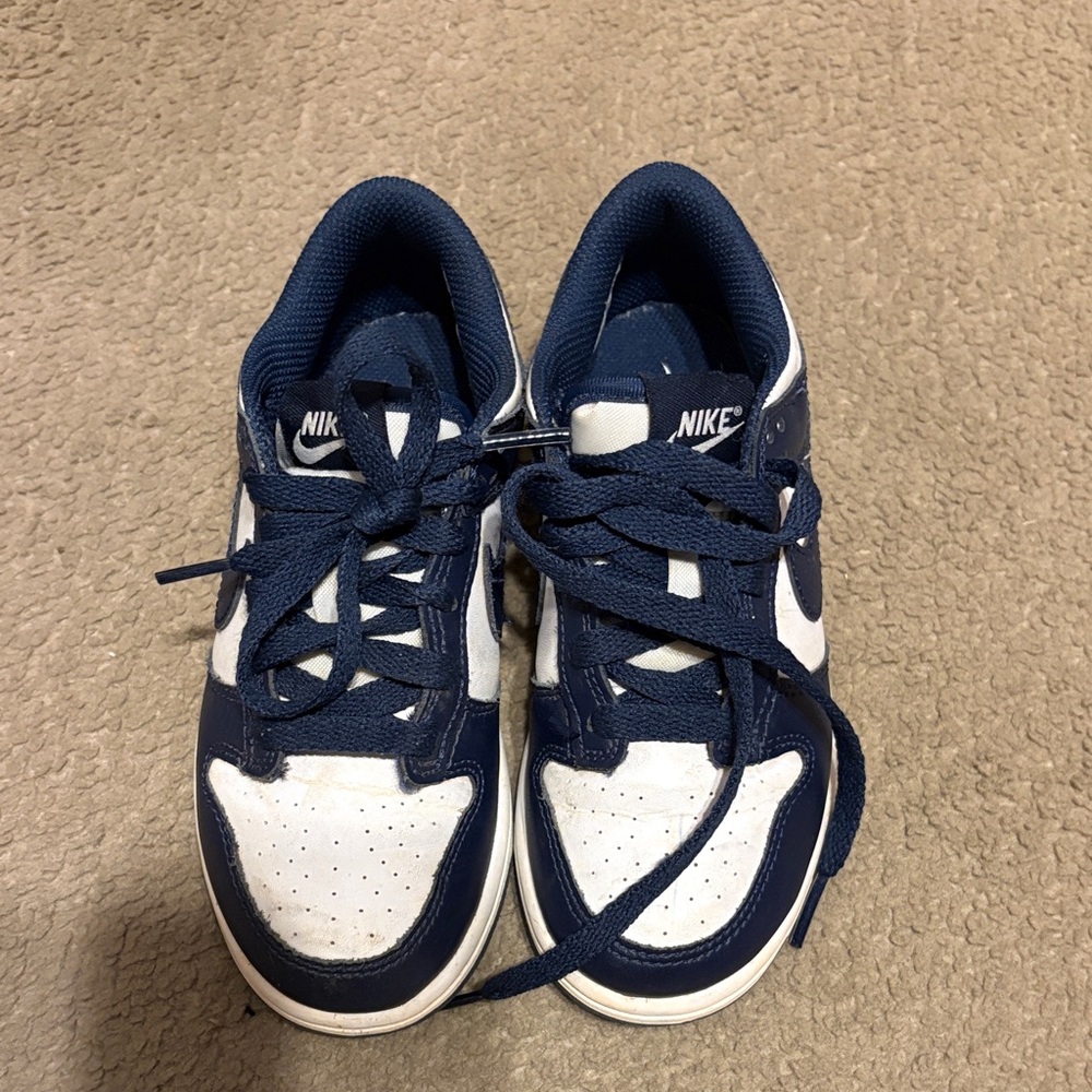 Nike Kids' Navy and White Sneakers